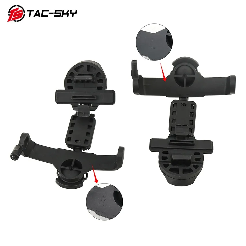 TS TAC-SKY New Mount Compatible with Peltor Comta Headset for TEAM Wendy TW 3.0 Tactical Helmet Rail Adapter