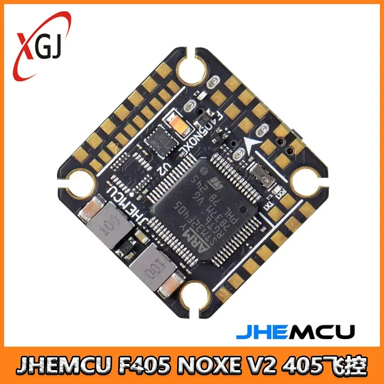 

Контроллер полета FPV Для дрона JHEMCU F405 NOXE V2 20x20 мм, Контроллер полета для квадрокоптера с монтажными отверстиями для FPV Racing