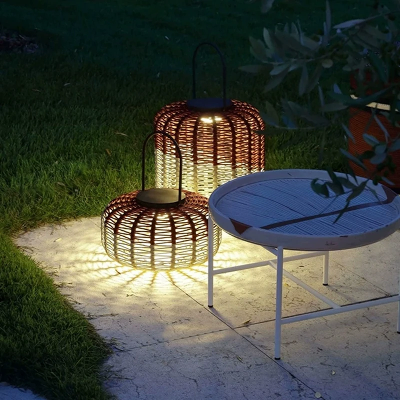 Outdoor IP65 Portable Lighting Lawn Garden Charging Plug-in Options Waterproof Stainless Steel Lighting