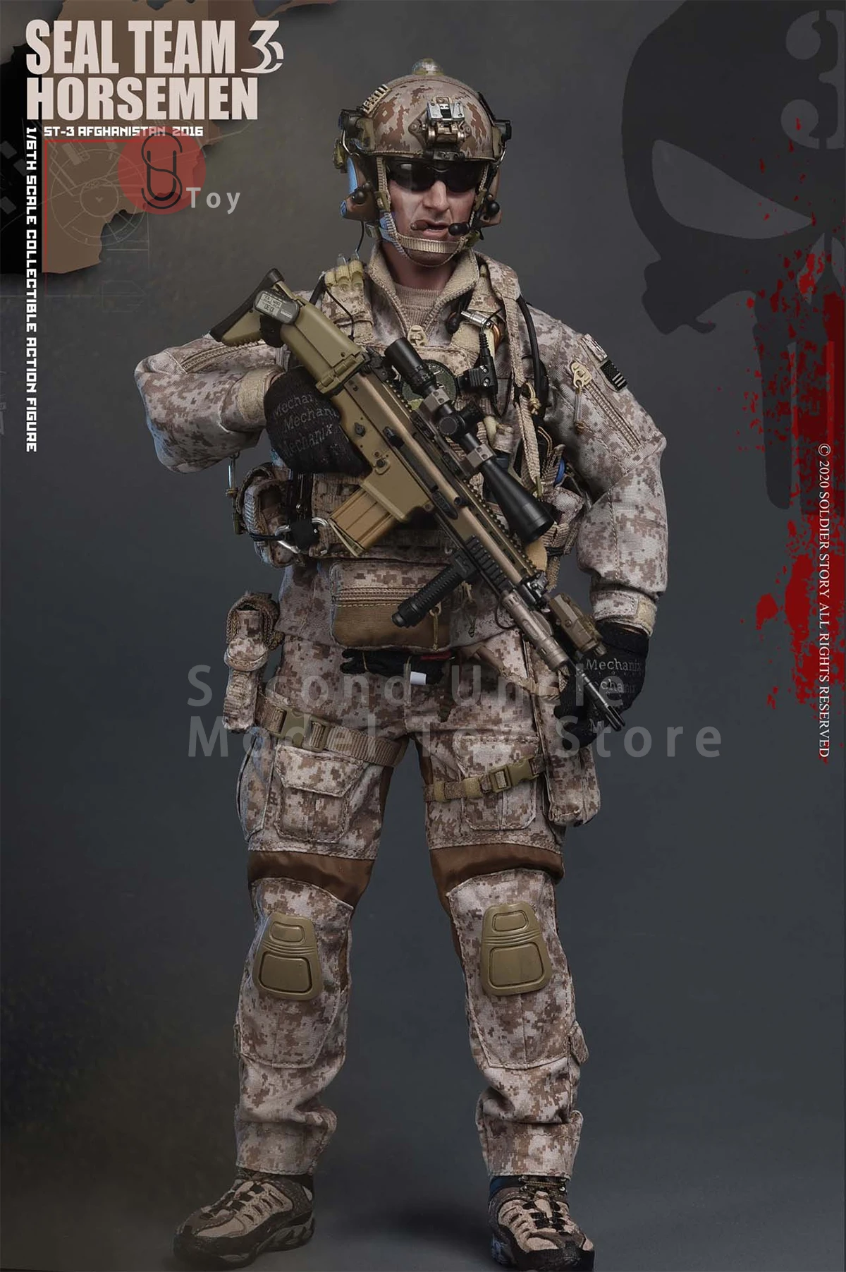 In Stock Soldier SS120 1/6  SEAL Team3 Horsemen Anniversary edition Male Soldier Action figure Doll Full Set Collectible Toys