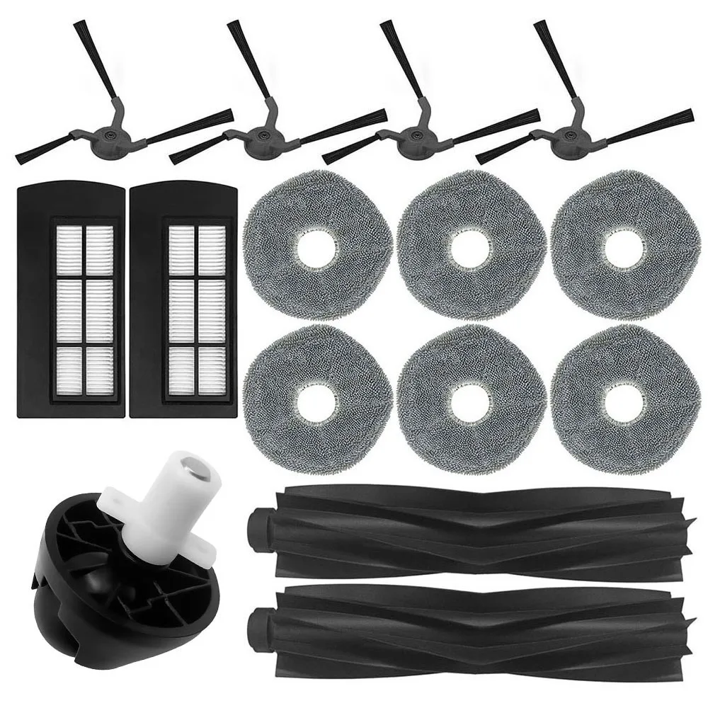 main-side-brushes-universal-wheel hepa-filter-mop-cloth-for-eufy-x9pro-robot-vacuum cleaner parts