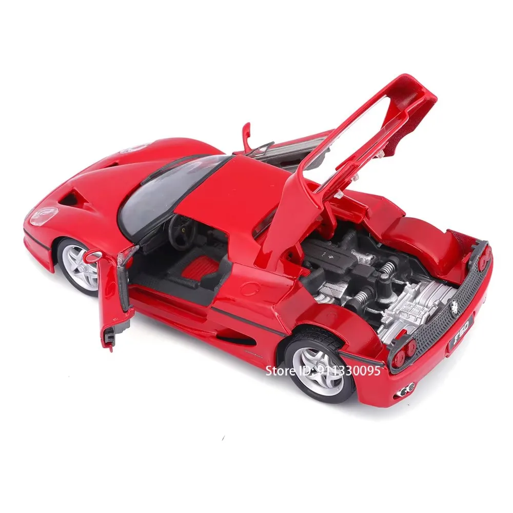 Bburago 1:24 Scale Ferrari F50 Alloy Luxury Vehicle Diecast Cars Model Toy Collection Gift