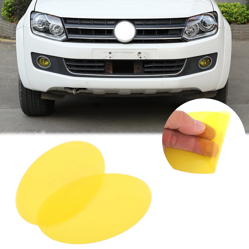 For Volkswagen Amarok 2011-2018 TPU Black Car Headlight Rear Headlight Film Decorative Sticker Car Modification Accessories