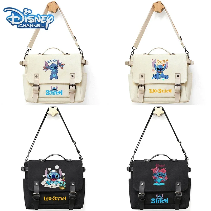 Disney Stitch nuova borsa a tracolla da donna borsa a tracolla moda ragazzi borse per pendolari cartone animato borsa da viaggio Casual per trucco