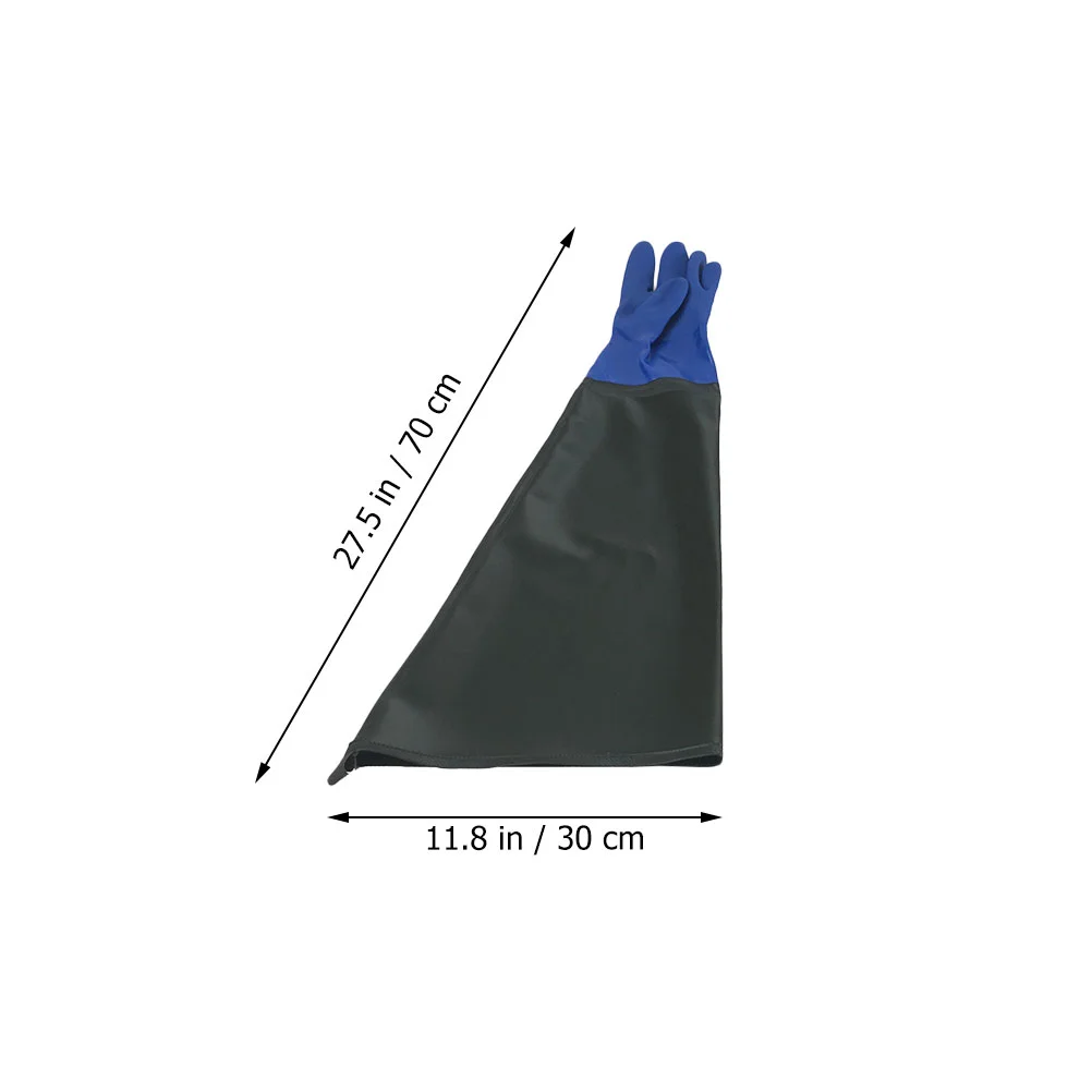 Industrial Gloves Rubber Anti-skid Waterproof Oil Resistance PVC Reusable Catch Fish Heavy Duty Industry Protective
