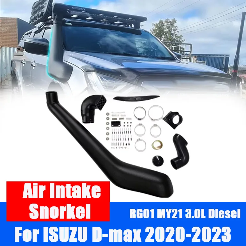 

Воздухозаборник, автомобильный Стайлинг, комплект трубки для ISUZU D-max 2020-2023 RG01 MY21 3.0L, дизельный воздушный фильтр, автомобильные внешние аксессуары