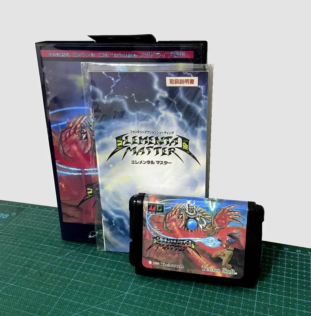 

Новинка: игровая карта Elemental Master с коробкой и инструкцией, 16-битная, для Sega Mega Drive и Genesis