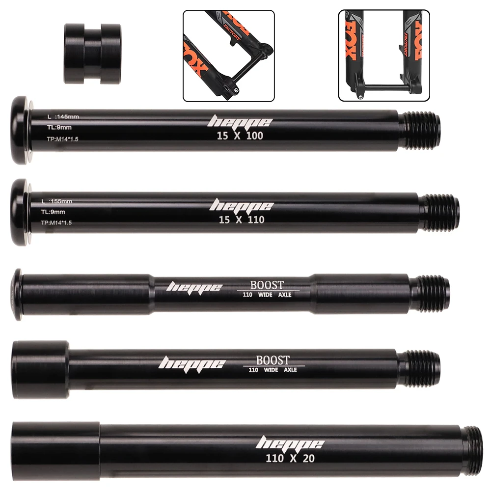 AliExpress heppe HEPPE Bike 15x100/110 20x110 Thru Axle MTB Front Fork Shaft Skewer Bike Front Wheel Hub Axle for FOX 32/34/36/38/40 Front Fork