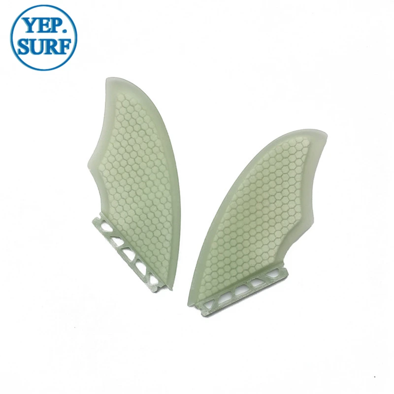 

SurfBoard TWIN FIN UPSURF FUTURE Fins Keel Fin Single Tabs Fin 2pcs per set Honeycomb Fiberglass Sup Board Accessories