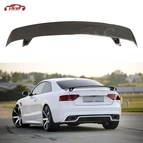 탄소 섬유 리어 스포일러, Audi TT A3 A4 A5 A6 A7 A8 또는 기타 세단 자동차 모델 FRP 리어 트렁크 스포일러