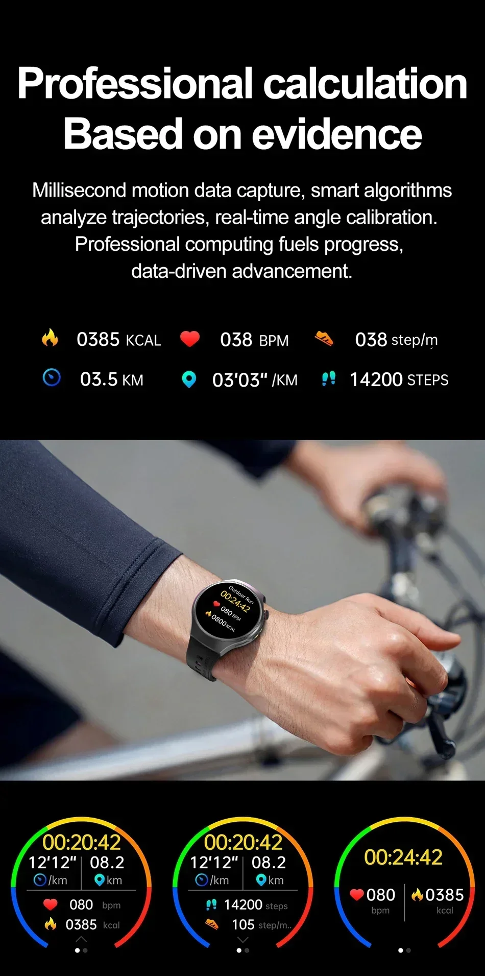 Sports Smart Watch with Bluetooth Calling, IP67 Water Resistance and 150+ Sports Modes description 15