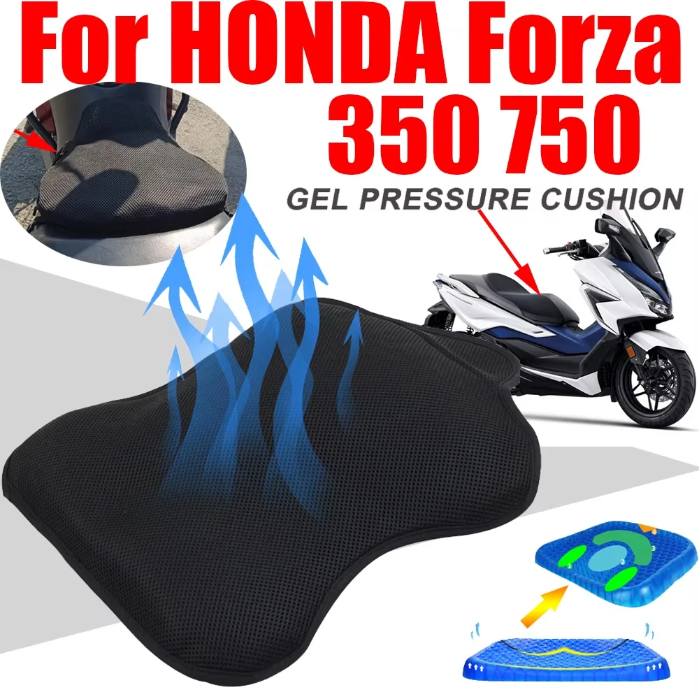 Druckentlastungs-Sitzkissen, atmungsaktives, wärmeisolierendes Sitzpolster für HONDA Forza 350 750 Forza350 Forza750 NSS350 Zubehör