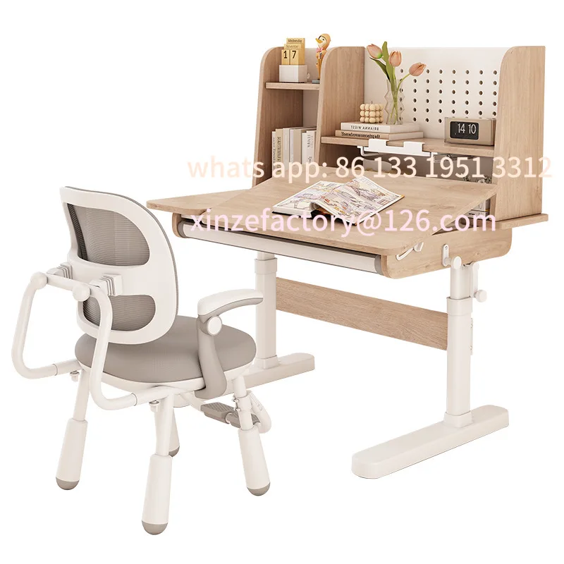 

Study desk, home desk, writing table for primary school students, lifting table, special desk, solid wood table