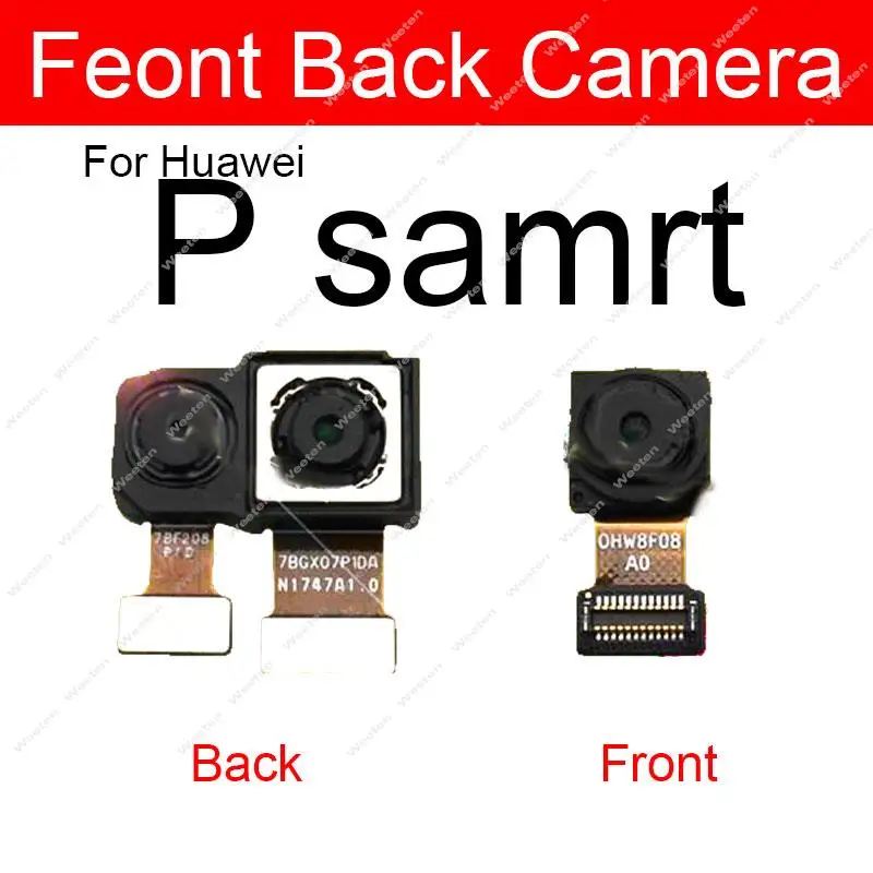 Front Camera & Rear Back Camera For Huawei P Smart Plus 2019 P Smart Pro Z Main Front Facing Camera Module Flex Cable Parts