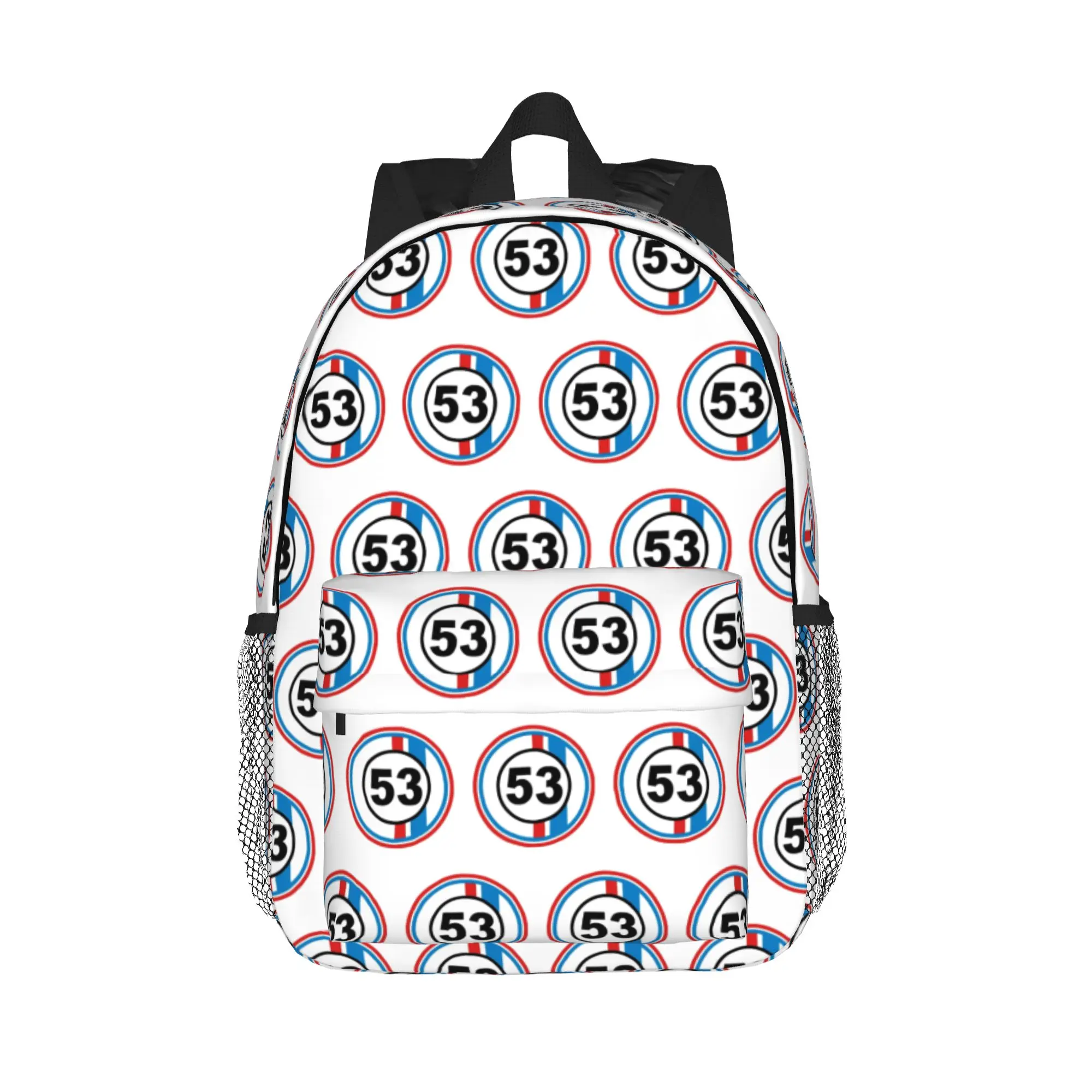 Herbie Cnumber 53 the love bug no Backpack Hot Sale Daypack Boys Girls BookBag Shoulder Bags for Men Women School Bag