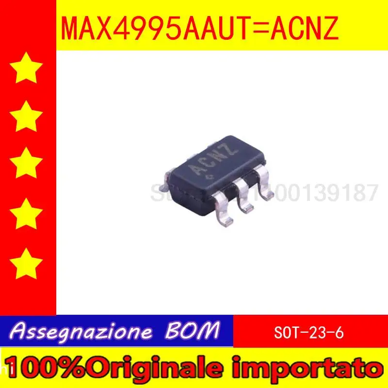 100pcs/lot  MAX4995AAUT MAX4995 ACNZ