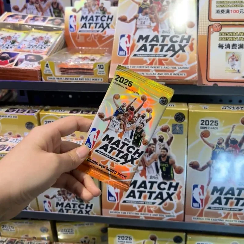 

Лидер продаж Kayou Topps Nba Star Card 2025 Nba Match Attax Card Basketball Match Card Game Tcg Battle Collection Cards Energy Pack