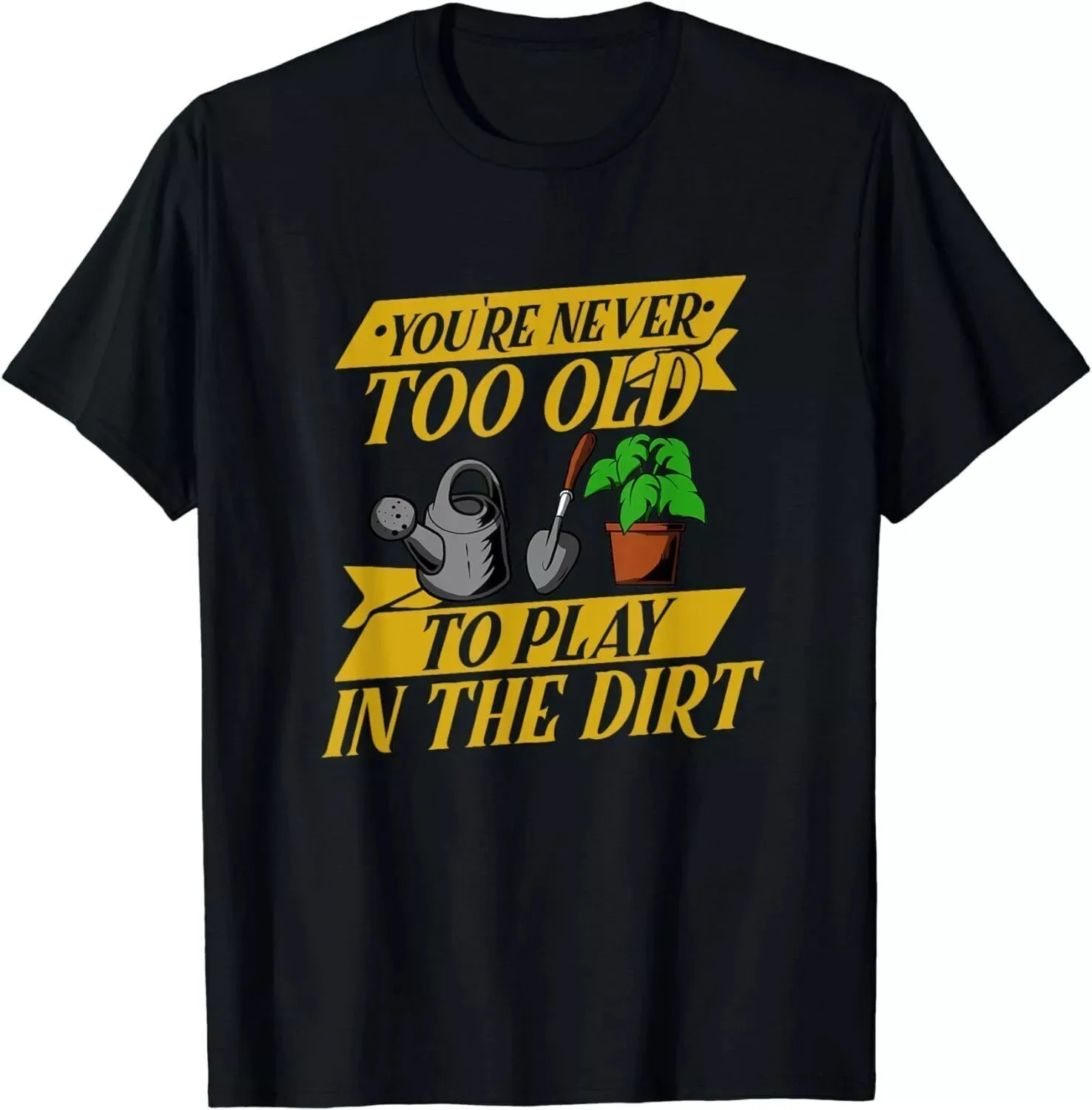 Funny Gardening Old People - Flower Gardener Gift Unisex T-Shirt S-5XL