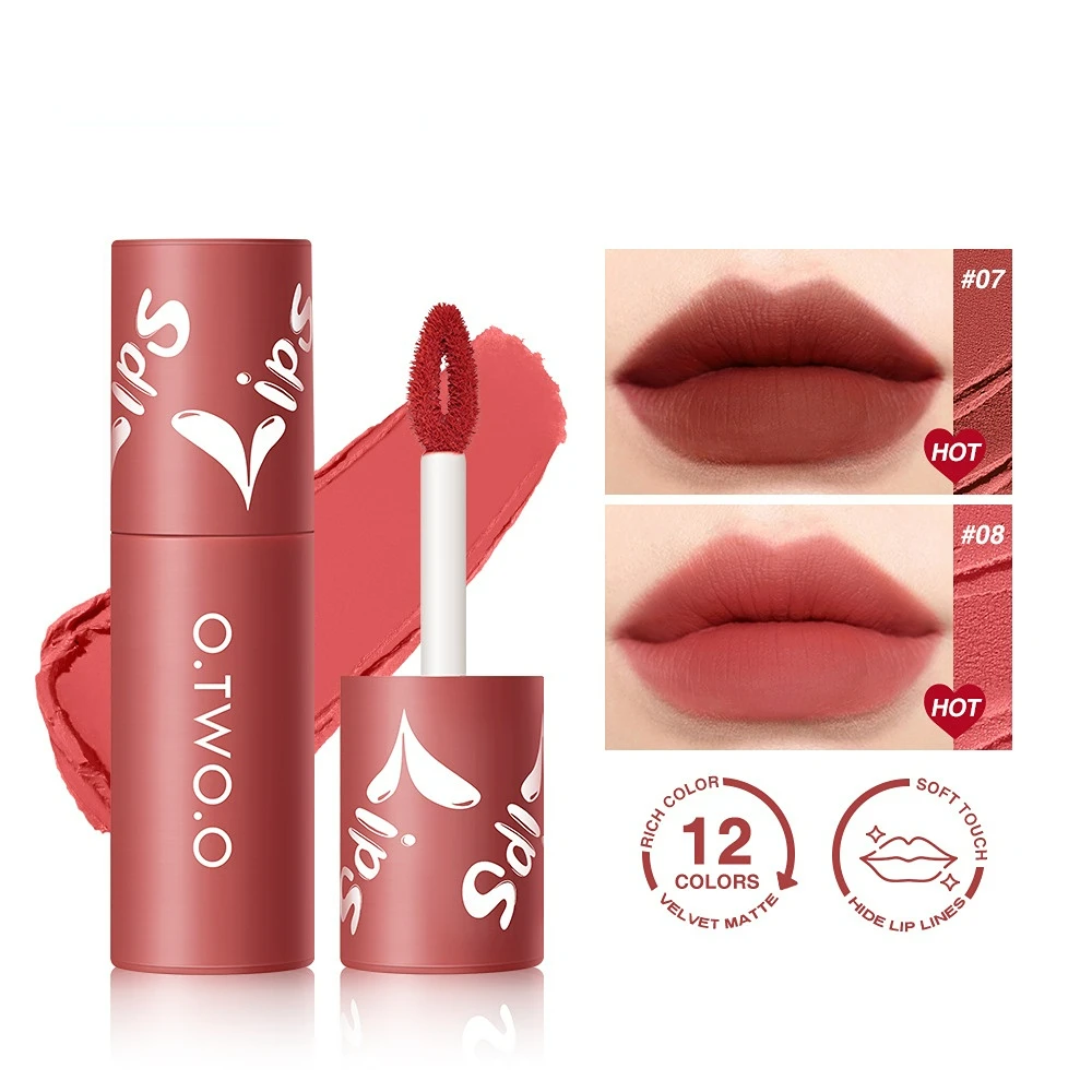 2023 New Air lip glaze. Easy color matte mist face lip cheek. Dual-use blush Lipstick Non-stick cup lip gloss. Lip&Cheek Mud