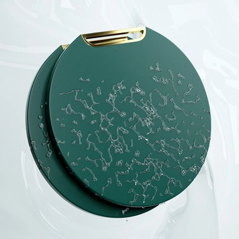 Kitchen Antibacterial Plastic Cutting Board BPA-Free Non Slip Round Chopping Board Food Grade Anti-mildew Meat Chopping Board