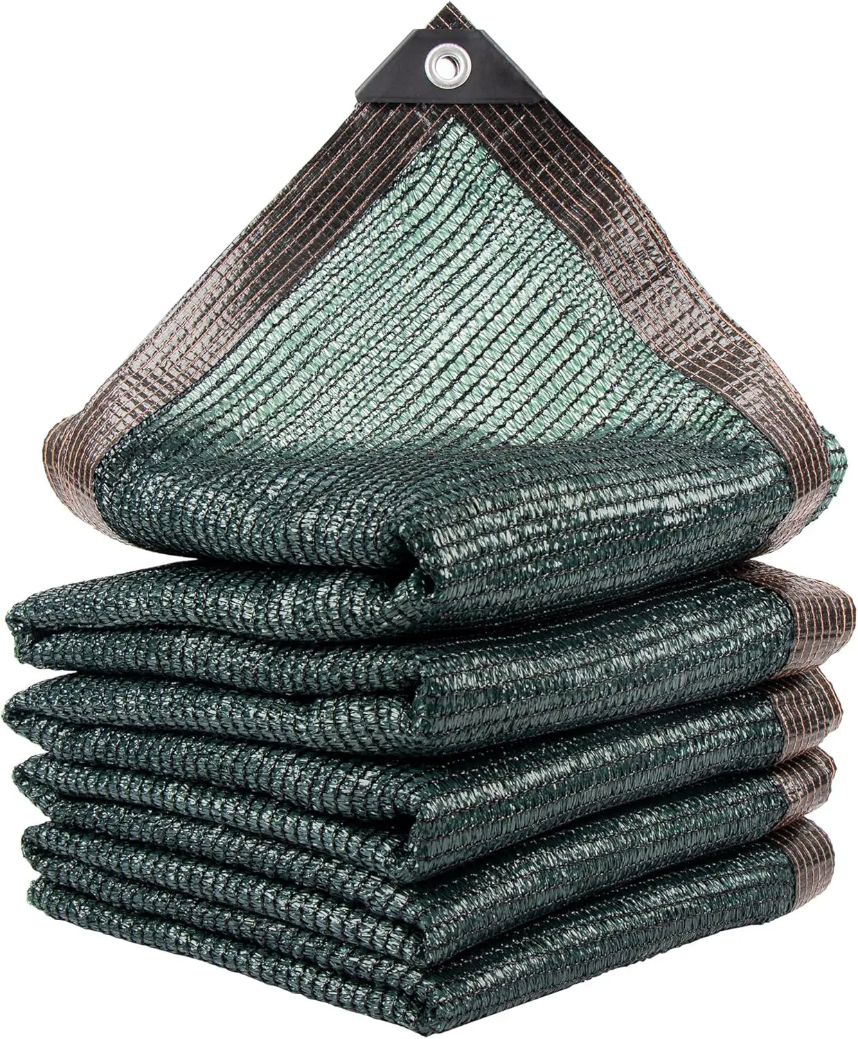 

Shade Cloth, Outdoor Woven Sun Shade with Grommets, Durable Breathable Netting Shading Antifreezing（Green-10FT X 10FT 40%）