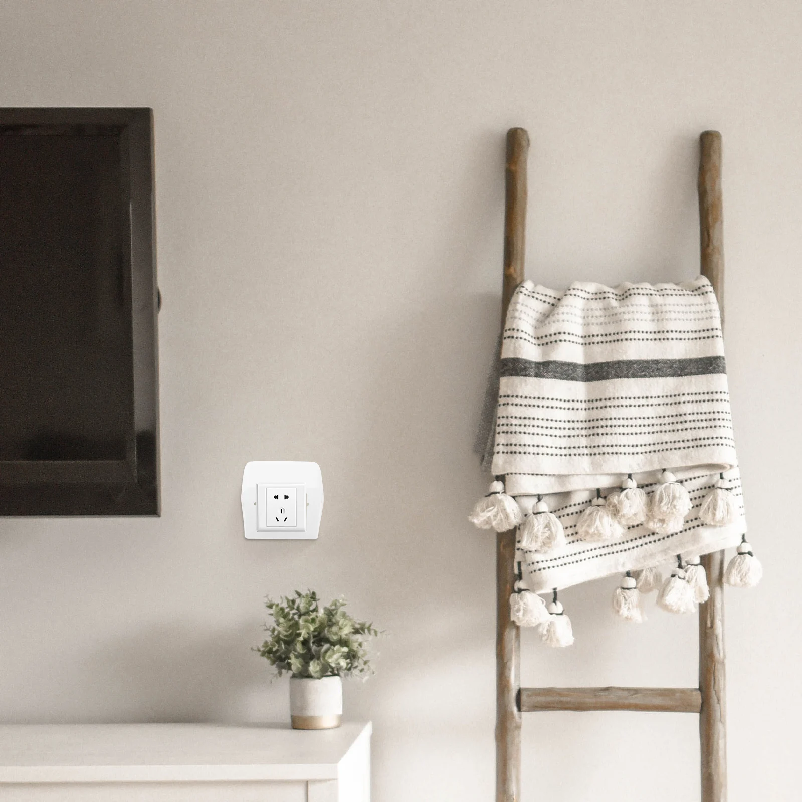 

Weatherproof Receptacle Cover Outdoor Electrical Box Waterproof Plug Protector With Adhesive Stickers For Home Garden Garage