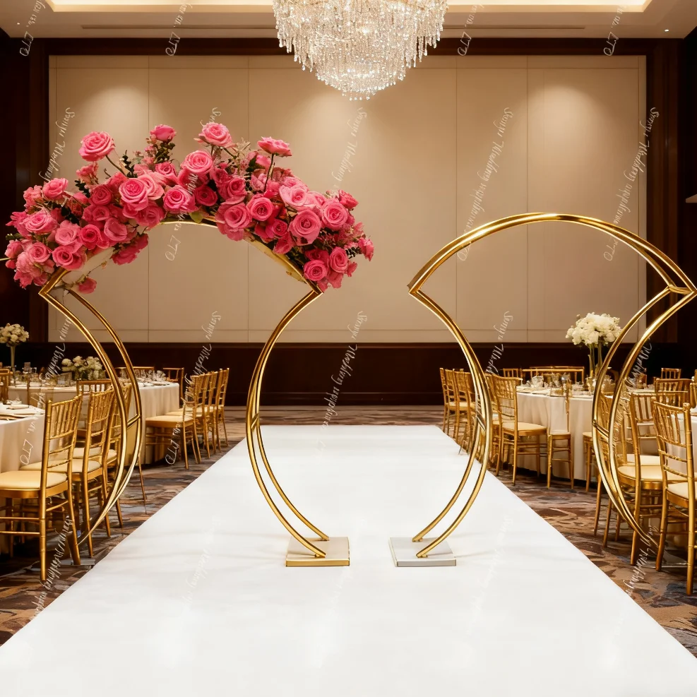 

10 шт. 80 см) золото, серебро, свадебный цветок, фон, украшение, искусственная цветочная подставка, вечерние цветочные арки, подставка, центральная часть