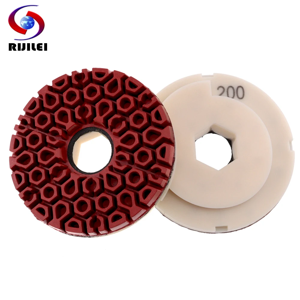 

5Inch Snail Lock Edge Polishing Pad 125mm Aggressive Grinding Wheel For Granite Marble Stone Concrete Floor