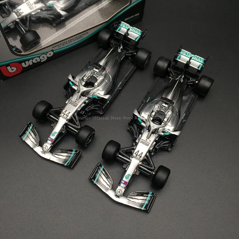 Bburago 1:43 2019 Mercedes F1 W10 EQ Power+ #77 Valtteri Bottas Alloy Luxury Vehicle Diecast Cars Model Toy Collection Gift