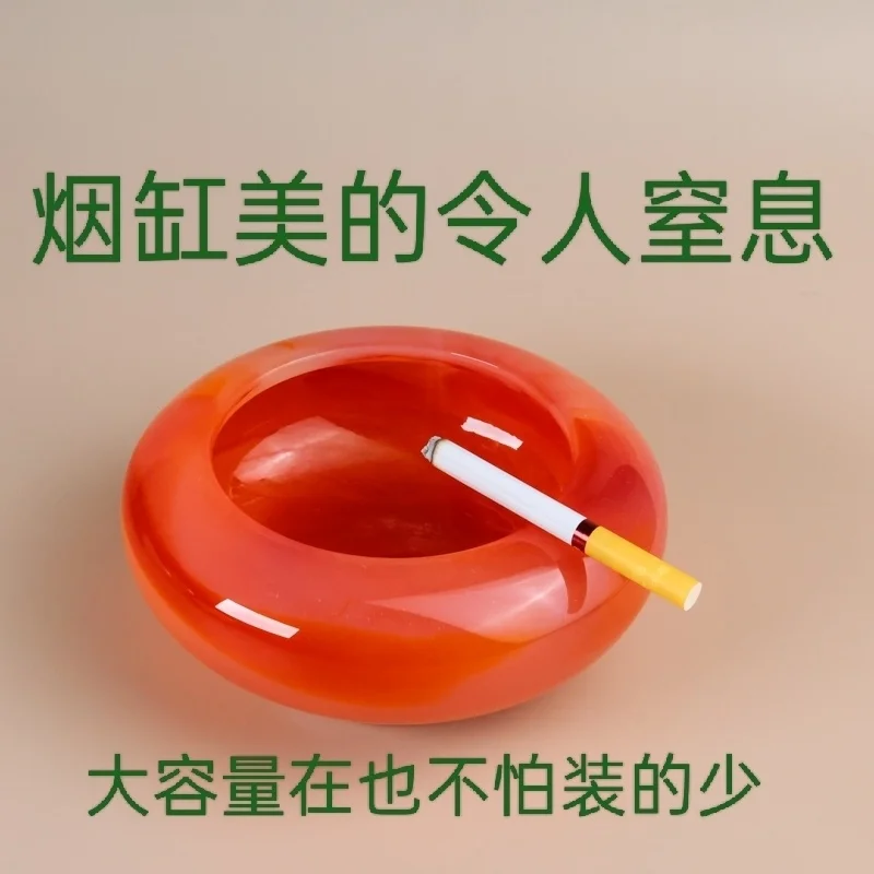 

Large Ashtray Chinese Style Jade Creative Fashion Personality Trend High-end Home Living Room Bedroom Office Ashtray