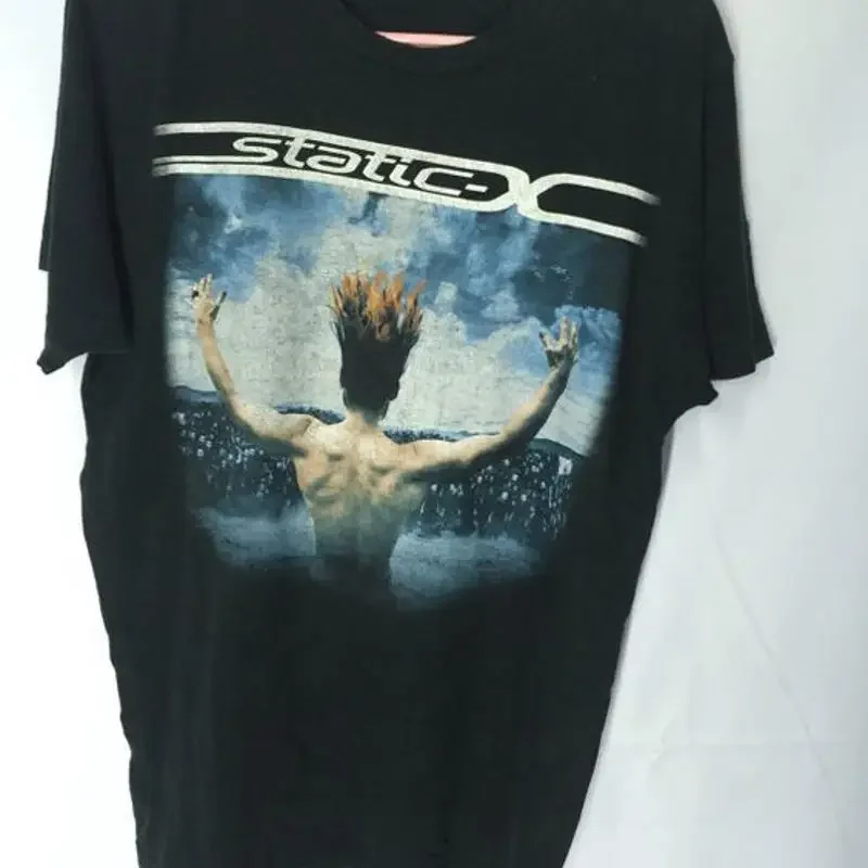 Static X 2009 Us Tour Mens T Shirt Remake Metal Band