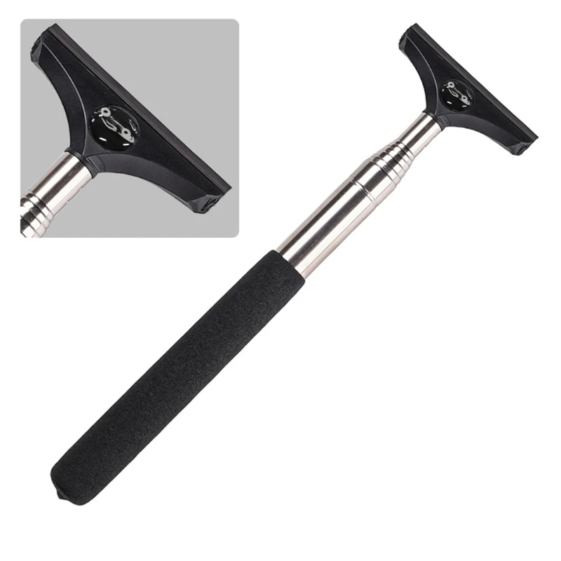 Car Side Mirror Squeegee Car Mirror Squeegee Portable Car Squeegee Car Rearview Mirror Wiper Telescopic 98cm Long Handle