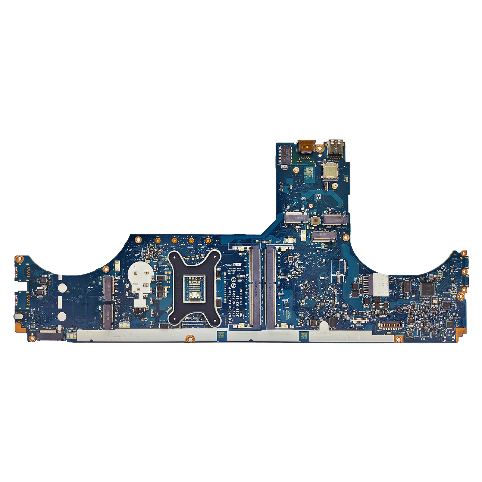 Para dell precisão 7530 mainboard LA-F591P portátil placa-mãe 02nrm 0y0mpw 0xpvx4 0xm3hc i5/i7 i9 8th gen notebook testado 15