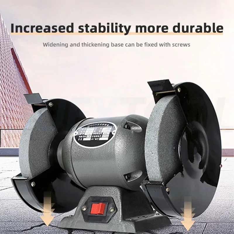 

Desktop Grinding Wheel Machine 750W Powerful Grinding Industrial And Household Sharpening Dust Removal 220V Sanding Machine Tool