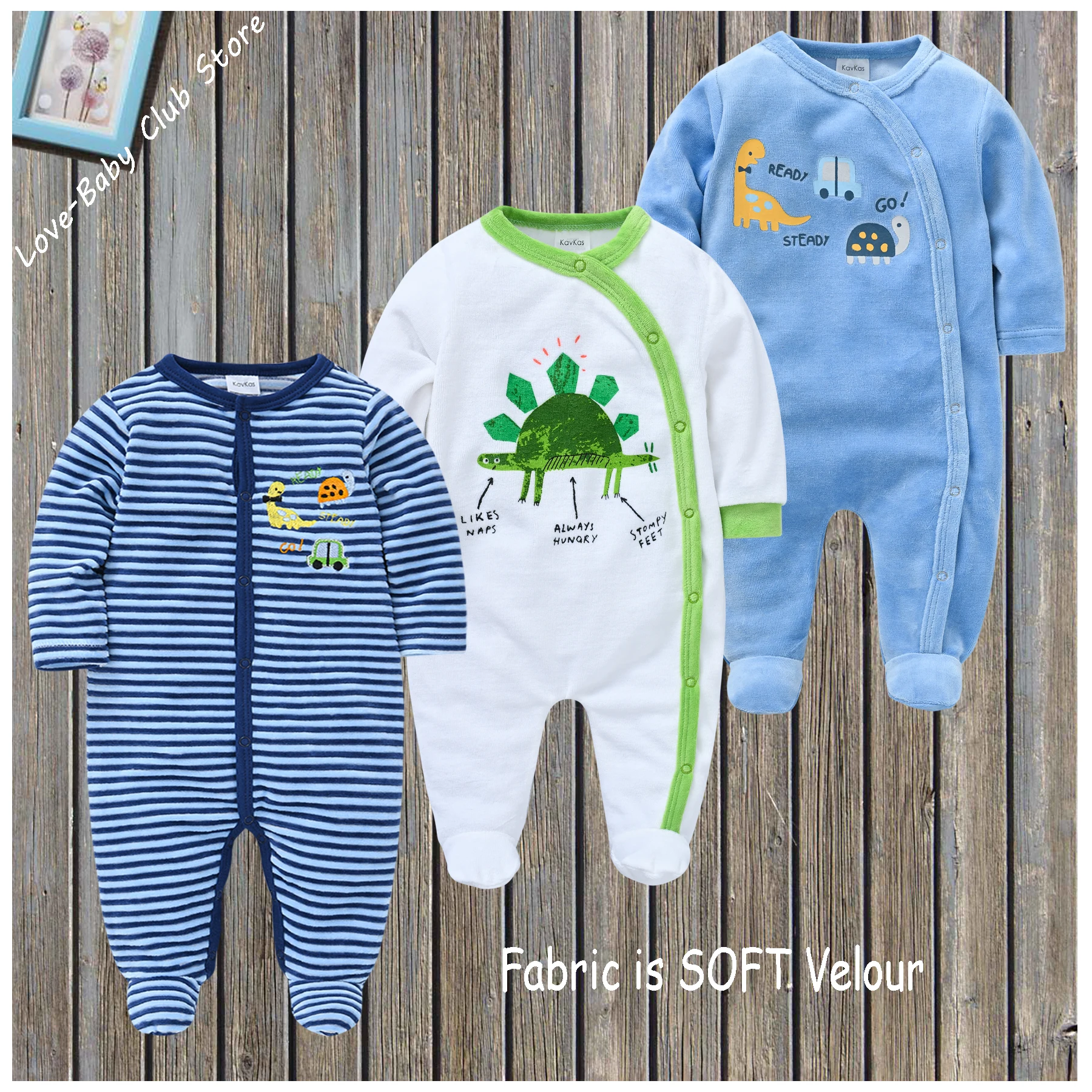 

Baby Boy Sleepsuit Romper Girl Grow Growing Sleepwear Infant Footies Newborn Bodysuit 3pcs pajama roupa одежда для новорожденных