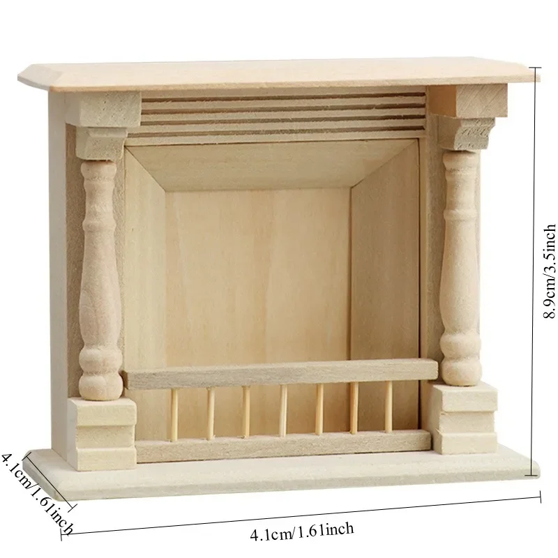 1/12 Dollhouses Scene Displaying Ornament Miniature Mantelpiece Model Figurine for Simulation Furniture for Doll House