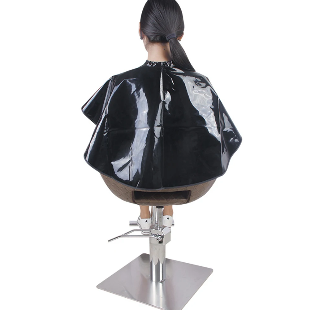 กันน้ํา Cape ช่างทําผมเสื้อคลุมขนาดใหญ่ Beauty Salon อุปกรณ์เสริมพับผ้ากันเปื้อนย้อมผมน้ําหนักเบา
