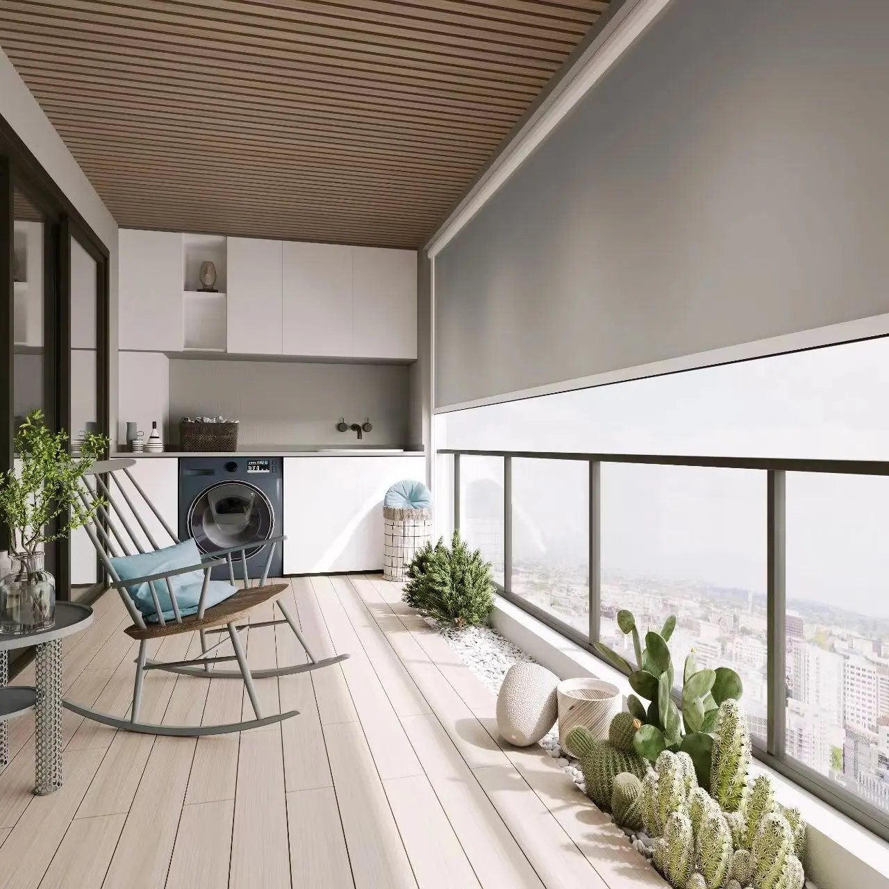 

Windproof Waterproof Blackout Zip Track Pvc Roller Blinds Waterproof Shade Shutters for Indoor Window