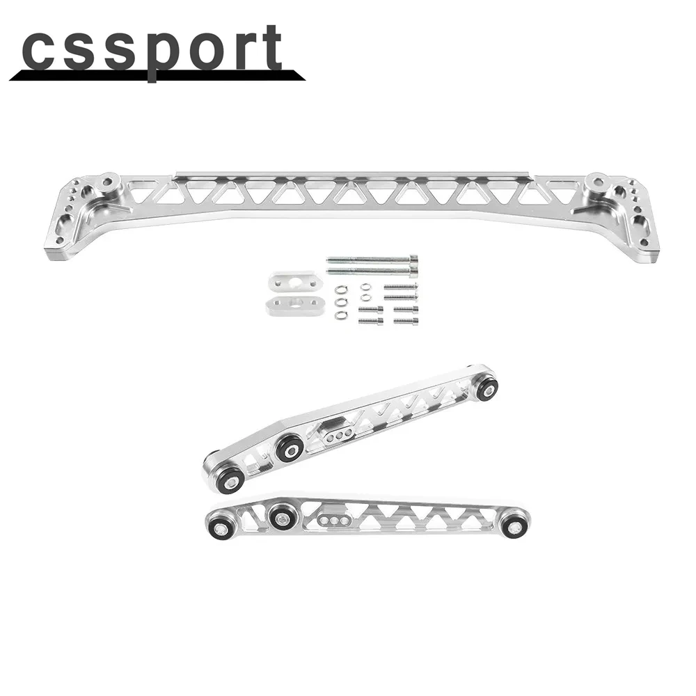 

Billet Lower Control Arm Rear LCA With Rear Subframe Brace For 1996-2000 Honda Civic EK