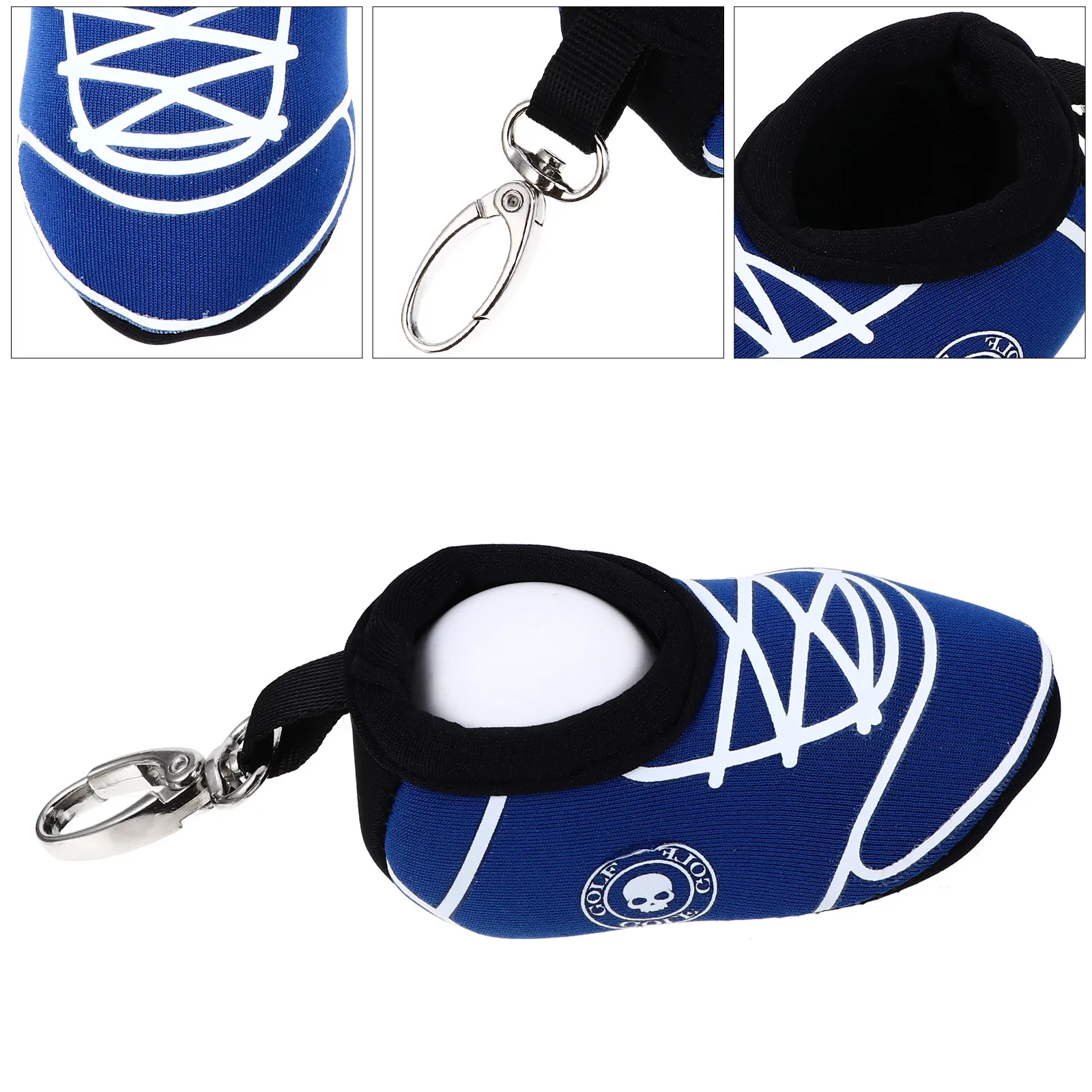 

1Set Neoprene Golf Ball Carrier Bag Lightweight Waterproof Dustproof Storage Pouch for Golf Practice Range Travel and Tournament