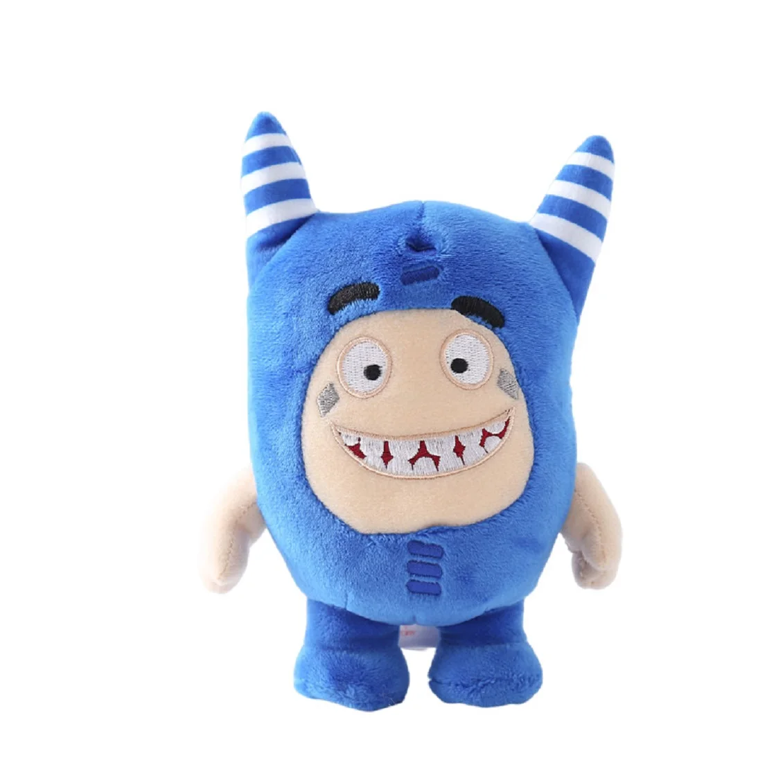 Oddbods Cartoon Peluche Jouet pour Enfants, Fuse bler Newt, Odd ZEE, Beurre Pelucheux, PP Coton, Décoration de La Maison, Cadeaux, 18-24cm, 8Pcs, Lot