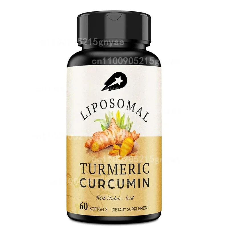

1300mg Curcumin Supplement – 95% Curcumin with Black Pepper Extract, 60 Capsules