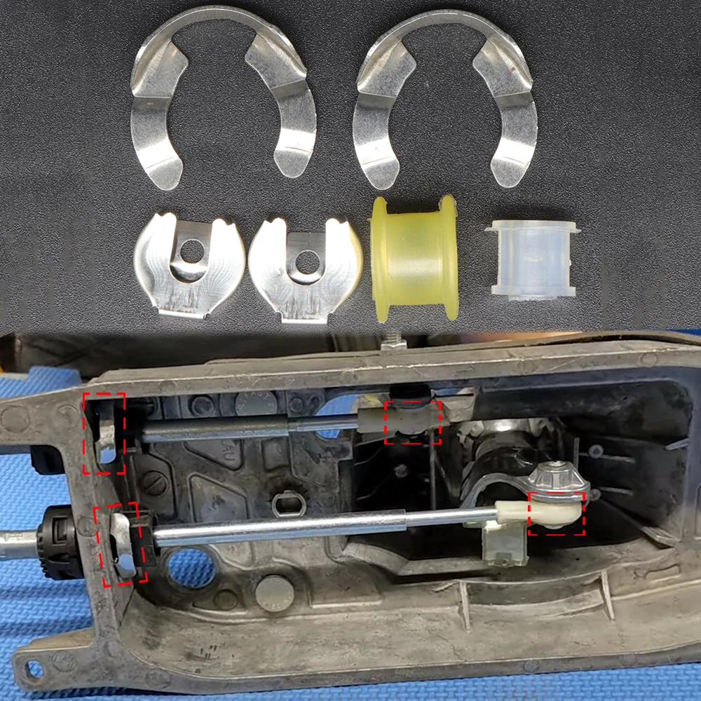 12 stücke Komplette Set Upgrade Buchse MT Getriebe Rebuild Kit Shifter Hebel Teller Getriebe Für VW Skoda SEAT Audi A3 8L 96-03