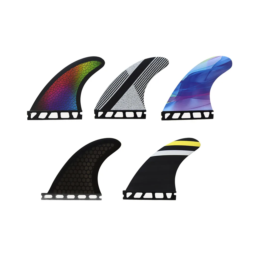 Honeycomb Single Tab Surfboard Fin Tri Set Surfboard Fin Surfing Accessories Surfboard Fin