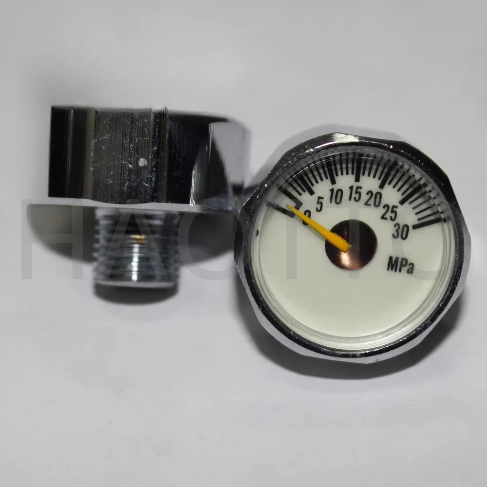 high pressure gauge 30Mpa 40mpa 25MM pressure gauge