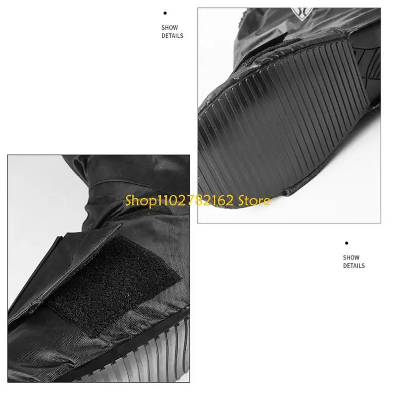547B Waterproofs Shoe Covers Reusable Motorcycle Cycling Shoe Cover for Men and Women