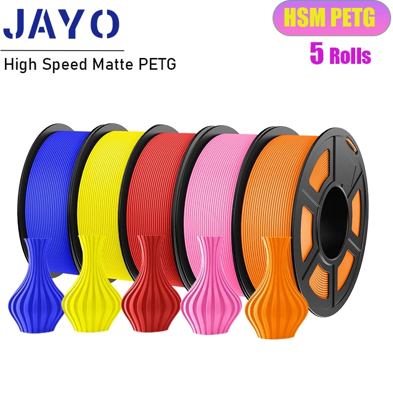 

JAYO Высокоскоростная матовая нить PETG 3D 1,75 мм petg Многоцветный комбинированный набор FDM 3D-принтер Материалы DIY Подарок 1 кг/1 рулон