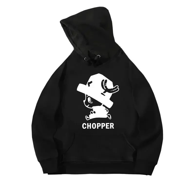 

ONE PIECE Chopper Hooded Sweater Men Women Clothing Young Students Trendy Brand Loose Shoulder Long-sleeved Tops and Clothing