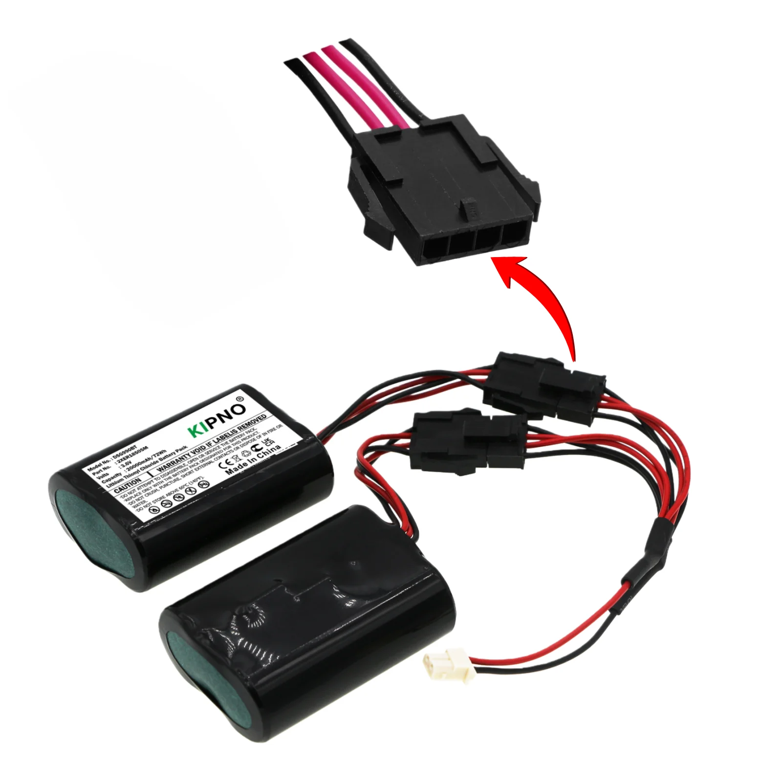 

20000mAh Alarm System Battery for Visonic MCS-720B, MCS-740 siren, SR-740 PG2, For TYCO Burg Siren,PG9901, Indoor Siren Res Fire
