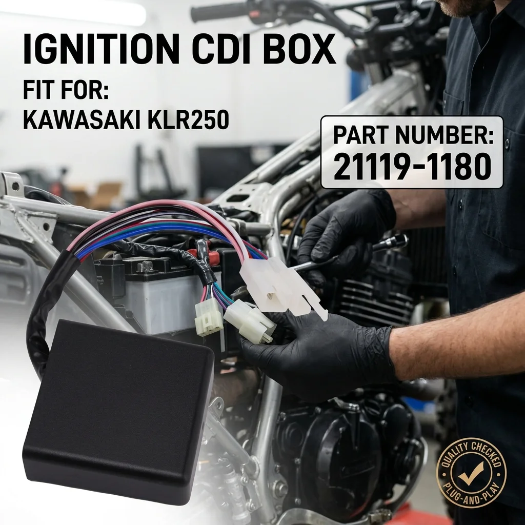 Módulo de Ignição Digital CDI para Kawasaki KLR 250, Unidade de Controle de Ignição 21119-1180, Acessórios para Sistema de Ignição Elétrica